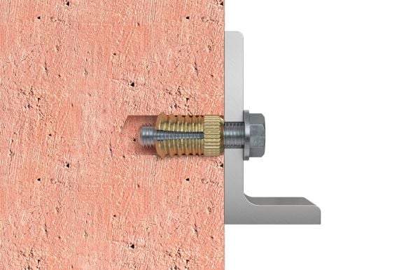 Fischer 50485, Veggplugg, Murstein, Betong, M8, 25 mm, 1 cm, 2,5 cm