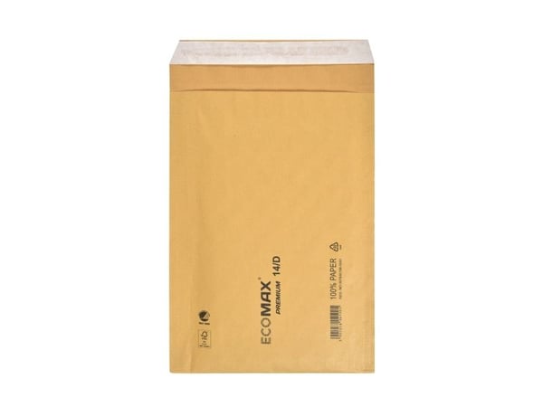 Boblepose, Boblekuvert, 200 x 275 mm Kort side åben, brun, vægt: 0.030 kg pakke a 100 stk, palle a 3