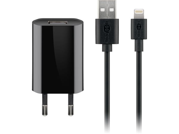 Goobay 44994, Innendørs, AC, 5 V, 1 m, Sort