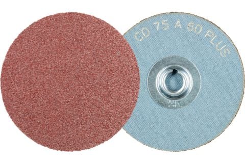 PFERD 42755706, Slibeskive, universal, korund, 9000 rpm, rund, 7,5 cm