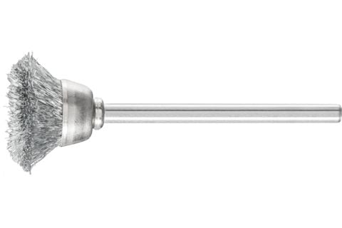 PFERD 43209451, Koppstålborste, 3 mm, 1,8 cm, Stål, 18000 RPM, 10 styck