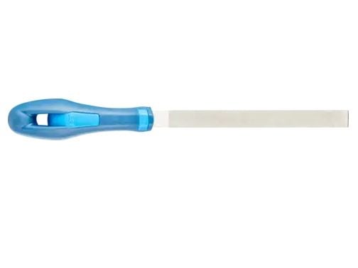 PFERD 15401192, Fil, Flatfil, Slipemateriale, Innsatsherdet stål, Ferritt, Glass, Grafitt, Stål, Teknisk keramikk, Karbid, Blå, Ergonomisk, 13 mm