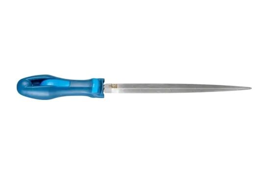 PFERD 15403204, Fil, Firkantfil, Slipemateriale, Innsatsherdet stål, Ferritt, Glass, Grafitt, Stål, Teknisk keramikk, Karbid, Blå, Ergonomisk, 14 mm