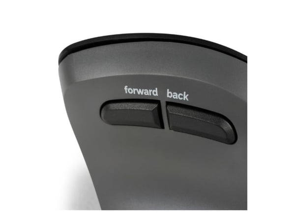 BakkerElkhuizen PRF Pro - Vertikal mus - ergonomisk - høyrehendt - optisk - 8 knapper - trådløs, kablet - 2.4 GHz, USB-C, Bluetooth 5.2 - mørk grå,...