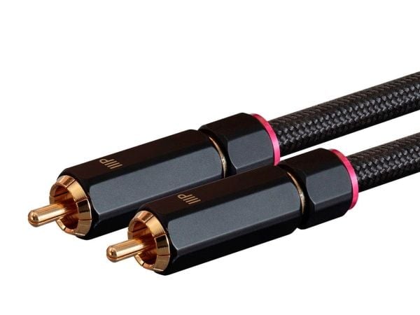 Monoprice Onix Series, 2 x RCA, Hankjønn, 2 x RCA, Hankjønn, 0,9 m, Svart