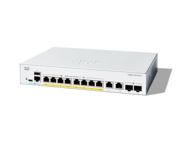 Cisco Catalyst 1300, Hallittu, L2, Gigabit Ethernet (10/100/1000), Power over Ethernet -tuki, Telineasennus