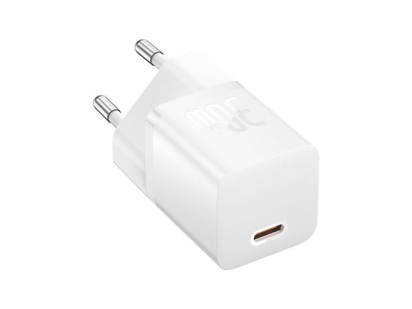 Baseus P10110902213-01 USB-C GaN5 mini 30W nettlader hvit (P10110902213-00)