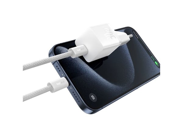 Baseus P10110902213-01 USB-C GaN5 mini 30W nettlader hvit (P10110902213-00)
