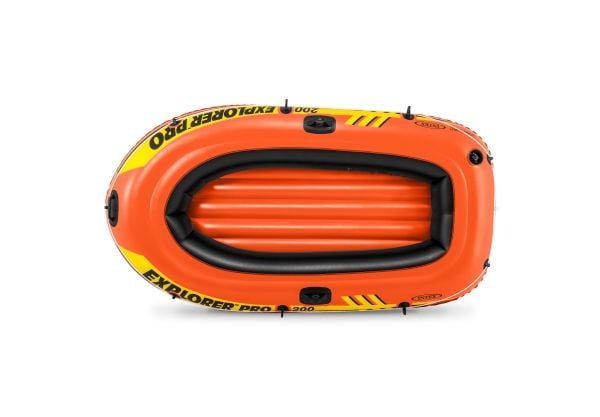 Intex 58356NP, Babybåt, Gutt/Jente, PVC, Sort, Oransje, Gult
