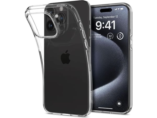 Spigen ACS06699, Suojus, Apple, iPhone 15 Pro, 15,5 cm (6.1"), Läpinäkyvä