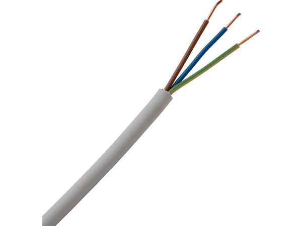 Kopp 150825001, 1,5 mm ², Grå, Polyvinylklorid (PVC), 500 V, 25 m, 8 mm