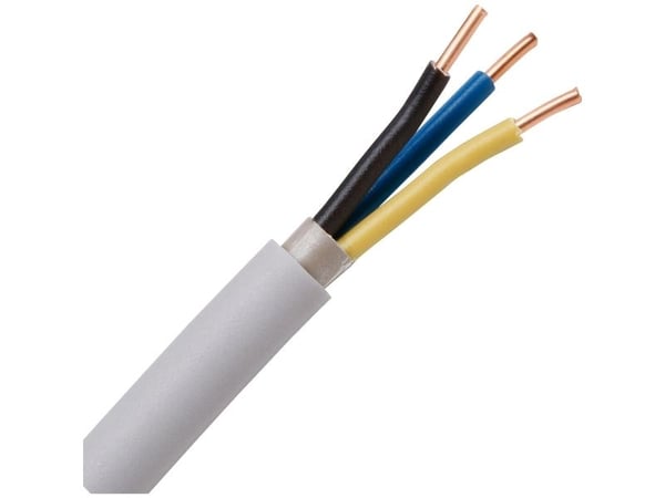 Kopp 153125003 Vaippakaapeli NYM-J 3 G 2,50 mm² Harmaa 25 m