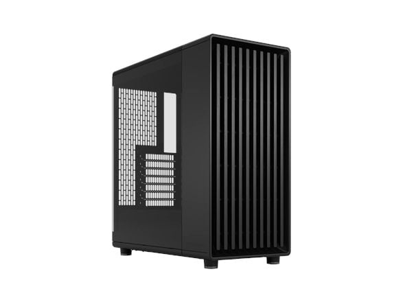 Fractal Design North - Momentum Edition - tower - ATX - sidepanel med vindu (herdet glass) - ingen strømforsyning (ATX) - svart - USB/Audio/Mic