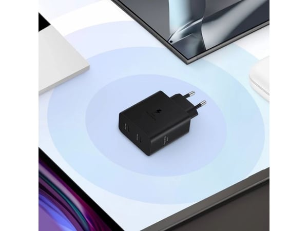 Samsung EP-T5020 - Strømadapter - 50 watt - 3 A - SFC 2.0, PD 3.0 (USB-C) - på kabel: USB-C - svart