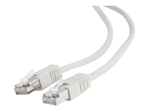 Cablexpert - Liitäntäkaapeli - RJ-45 (uros) RJ-45 (uros) - FTP - CAT 5e - muotoiltu - harmaa