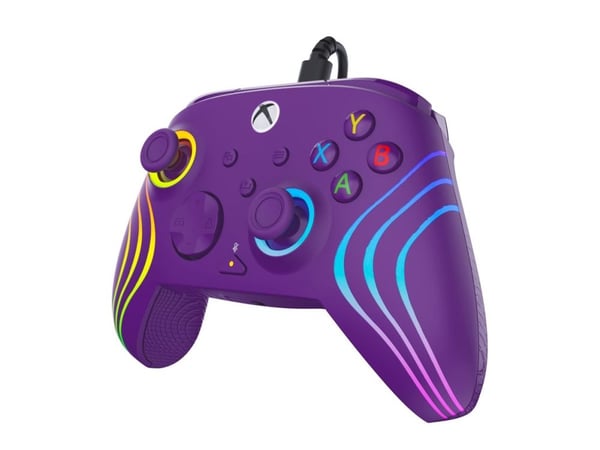 Turtle Beach Afterglow Wave - Spelkontroll - kabelansluten - lila - för PC, Microsoft Xbox Series X, Microsoft Xbox Series S, Microsoft Xbox One