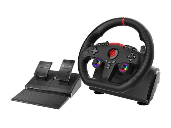 Superdrive 270 GT - Hjul- og pedalsett - kablet - for PC, Sony PlayStation 4, Microsoft Xbox One, Microsoft Xbox Series S, Microsoft Xbox Series X,...