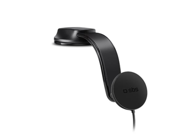 Smarttelefonholder med induktiv lader SBS TESUPPMAG15W2115W kompatibel med MagSafe - svart