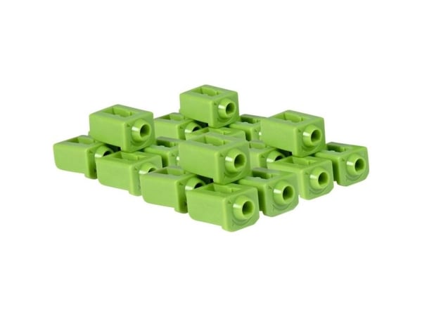 Lindy 47913, Portblokker, SFP, Grønn, Akrylonitril-butadien-styren (ABS), 20 stykker, Polybag