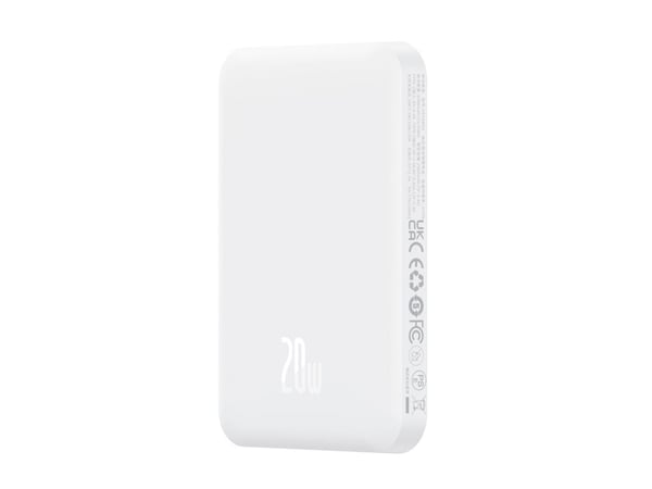 Baseus 6932172636210, 5000 mAh, Lithium Polymer (LiPo), Hvit