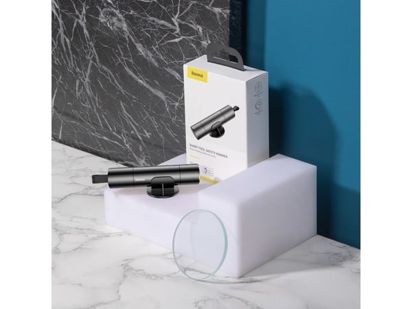 Baseus Window Hammer + beltekniv CRSFH-0G