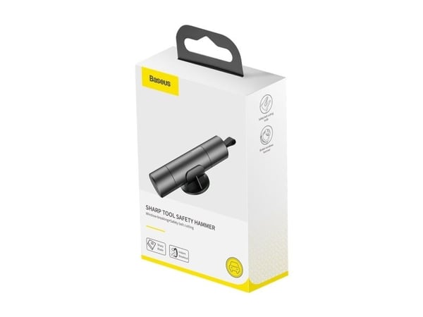 Baseus Window Hammer + beltekniv CRSFH-0G
