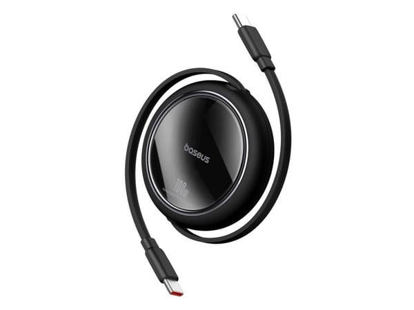 Baseus Free2Draw Mini USB-C - USB-C 100W 1m jatkojohto - musta