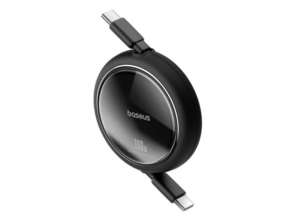 Baseus Free2Draw Mini USB-C - USB-C 100W 1m jatkojohto - musta