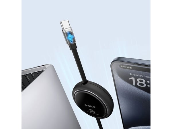 Baseus Free2Draw Mini USB-C - USB-C 100W 1m jatkojohto - musta
