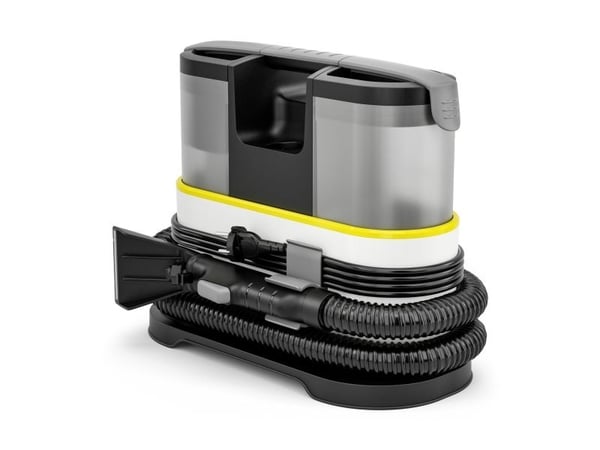 Kärcher SE 2 Spot, Handhållen, Matta, Klädsel, 1,5 l, 0,8 l, 450 W, Svart, Grå, Vit