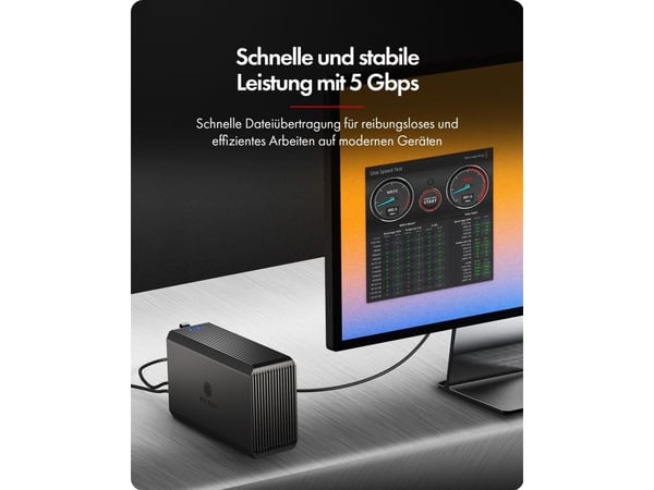 Kotelo IB-RD3720-CU3 RAID 2x2.5/3.5 SATA HDD