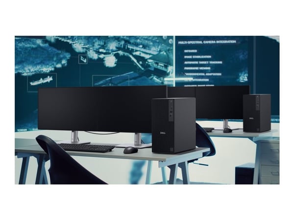 Dell Pro Tower QCT1255 - AI PC - tower Ryzen 5 Pro 8600G / inntil 5 GHz - RAM 16 GB - SSD 512 GB - NVMe - Radeon 760M - Gigabit Ethernet - Win 11 P...