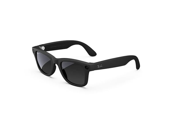 Ray-Ban: Meta Wayfarer - Large Glasses - Polarised Gradient Graphite - Matte Black - GEN 1