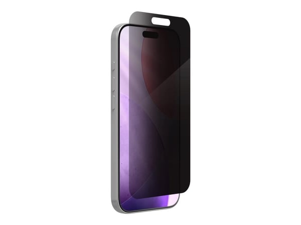 InvisibleShield Glass Elite Privacy, Apple, iPhone 17 Pro, Iskunkestävä, Pölynkestävä, Iskunkestävä, Naarmuuntumisenkestävä, musta, 1 kpl
