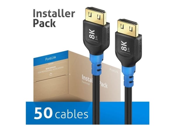 PureLink FI-H100-010-PCK, 1 m, HDMI-tyyppi A (vakio), HDMI-tyyppi A (vakio), 48 Gbit/s, musta, Sininen PureLink FI-H100-010-PCK, 1 m, HDMI-tyyppi A (vakio), HDMI-tyyppi A (vakio), 48 Gbit/s, musta, Sininen