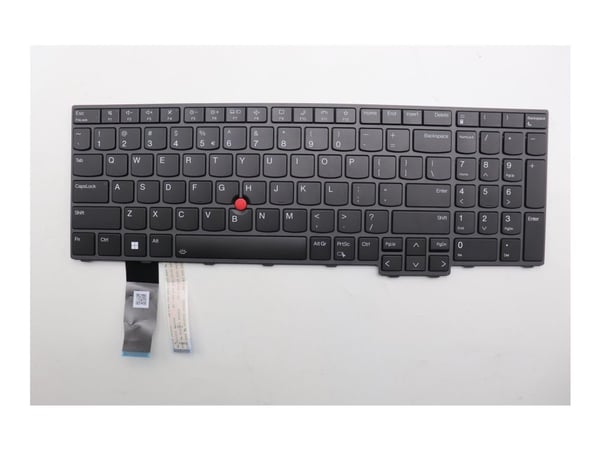 LCFC - Erstatningstastatur for bærbar PC - bakbelysning - QWERTY - USA med eurosymbol - FRU
