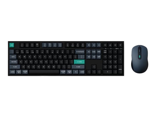 Keychron B36 - Sats med tangentbord och mus - kombination - 100% - full size - Bluetooth 5.2, USB-C, 2.4 GHz