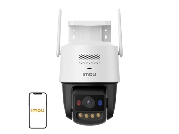 Imou Titan Pro, IP-sikkerhetskamera, Inne & Ute, Trådløs, Vegg, Svart, Hvit, Kuppel