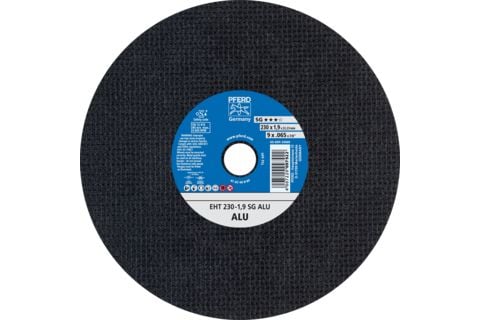 PFERD 61328119, Kutteskive, Aluminium, Ikke-jernholdig metall, 23 cm, Alle merker, Flatt senter, 2,22 cm