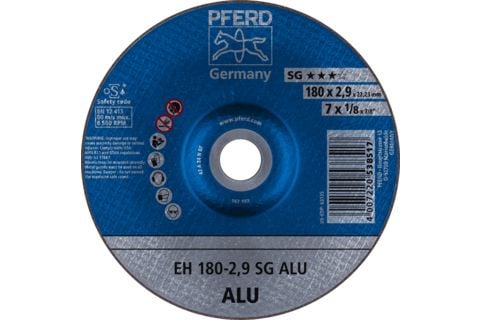 PFERD 61323323, Kutteskive, Aluminium, Ikke-jernholdig metall, 18 cm, Alle merker, Flatt senter, 2,22 cm