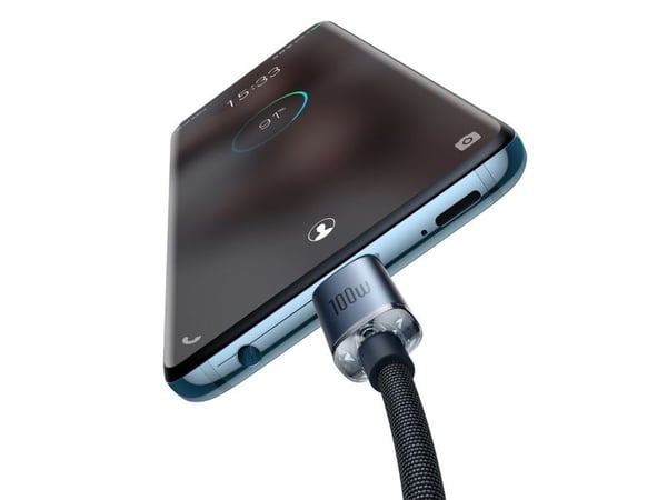 Baseus CAJY000701, 2 m, USB C, USB C, 0,48 Gbit/s, Svart