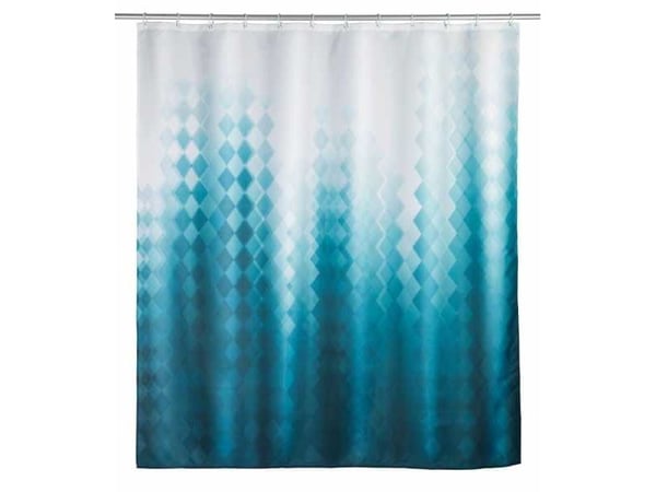 WENKO 25244100, Mønster, Ring, Polyester, Blå, Hvit, Hånd vask, 30 °C