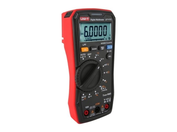 Digitalt multimeter med høy presisjon AC/DC 600V; AC/DC 10A; 50kHz; 40MO; 1000µF; LoZ; LPF; NCV; 60000; True RMS; BT, UNI-T