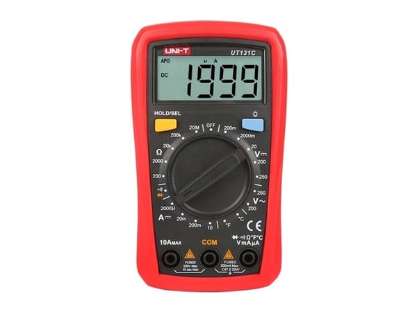 Multimeter UT131C CATII med temperaturmätning, kontinuitet och diodtest UNI-T