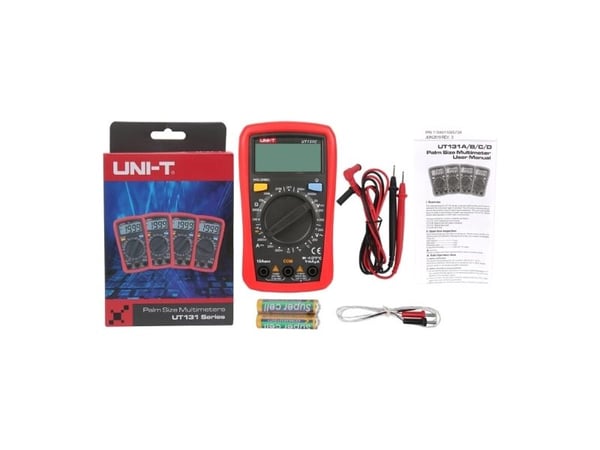 Multimeter UT131C CATII med temperaturmätning, kontinuitet och diodtest UNI-T