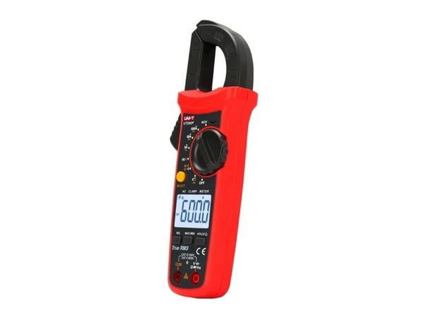 Uni-t strømtang UT202F, TRMS, NCV, 28 mm, 600A, 600V AC/DC, med frekvens- og kapasitetsmåling