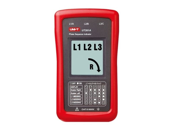 Uni-T UT261A testare för motorfas och rotationsriktning