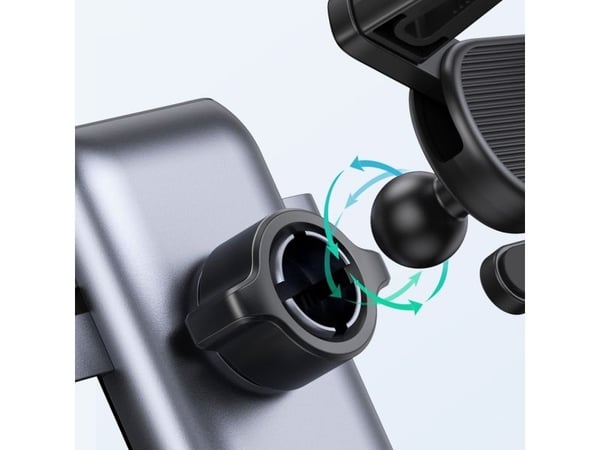 Ugreen - Bilhållare för mobiltelefon - gravity, air vent - from 4.7" to 7" - grå