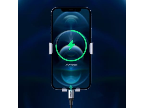 Ugreen - Bilhållare för mobiltelefon - gravity, air vent - from 4.7" to 7" - grå