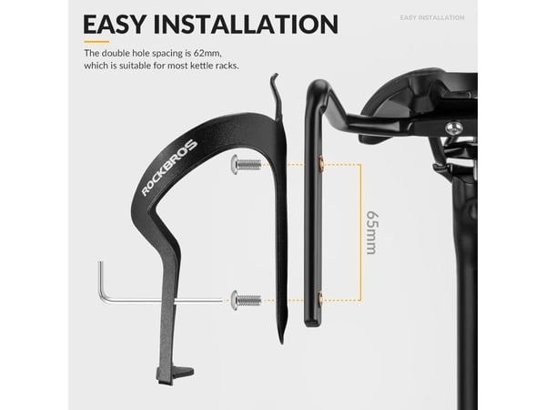 RockBros multifunksjons sykkelholder stabilisator for veske under setet - svart